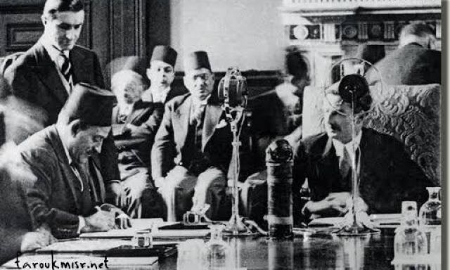 توقيع معاهدة 1936