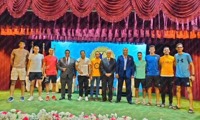 جامعة دمنهور تحصد المراكز المتقدمة ضمن الأسبوع الرياضي لمعهد إعداد القادة  بحلوان 