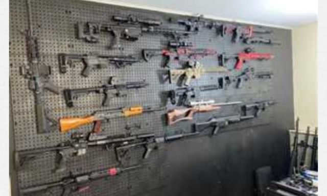 الأسلحه التي تم العصور عليها