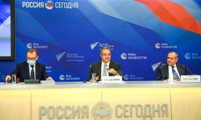 خلال زيارته..وزير السياحة يعقد مؤتمراً مع الإعلام الروسى