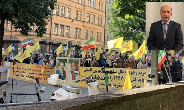 مظاهرة الإيرانيون الأحرار في ستوكهولم