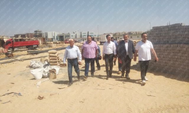 جانب من جولة القائم بأعمال رئيس جامعة بنها بالعبور