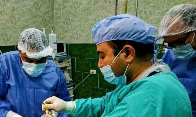 عملية تثقيب مبايض لسيدتين بمستشفى الدلنجات