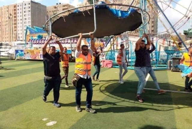إغلاق ملاهي للأطفال مخالفة شرق الإسكندرية