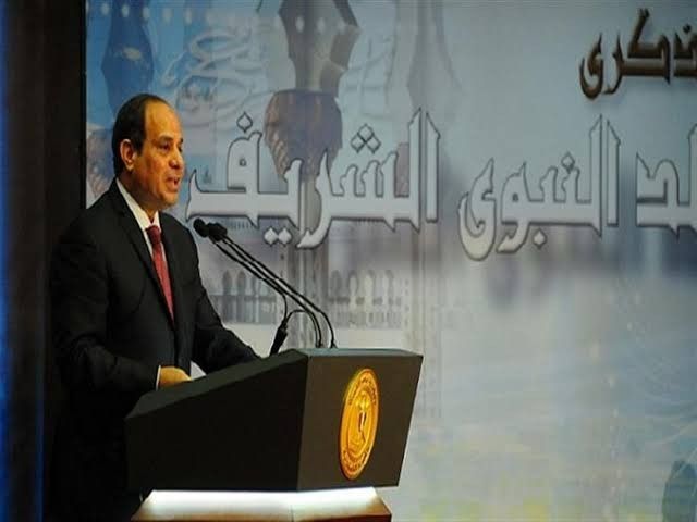الجالية المصرية بأوروبا تهنئ الرئيس السيسي بالمولد النبوي
