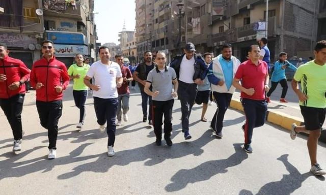 جانب من مارثون الشباب والرياضه