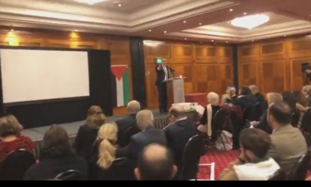 اجتماع الجالية الفلسطينية في بريطانيا