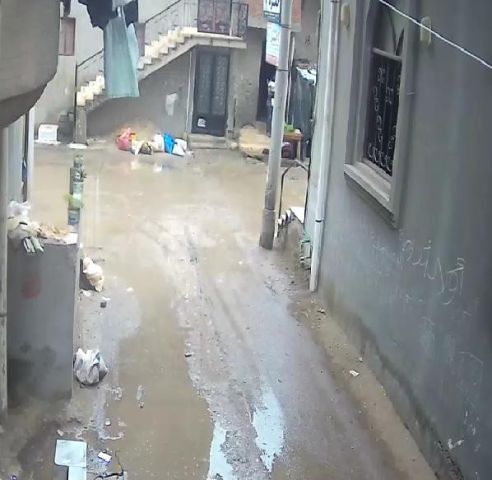 صورة من أمطار مدينة بيلا