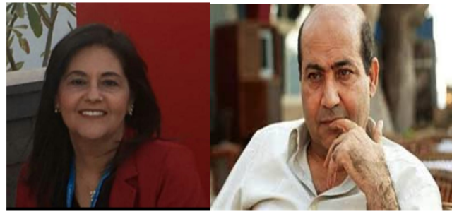 الناقد طارق الشناوي و الدكتورة هويدا مصطفي